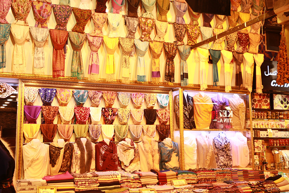 Colourful bazaars in Istanbul