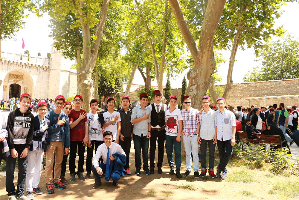 Turkish Students at the Topkapi Palace